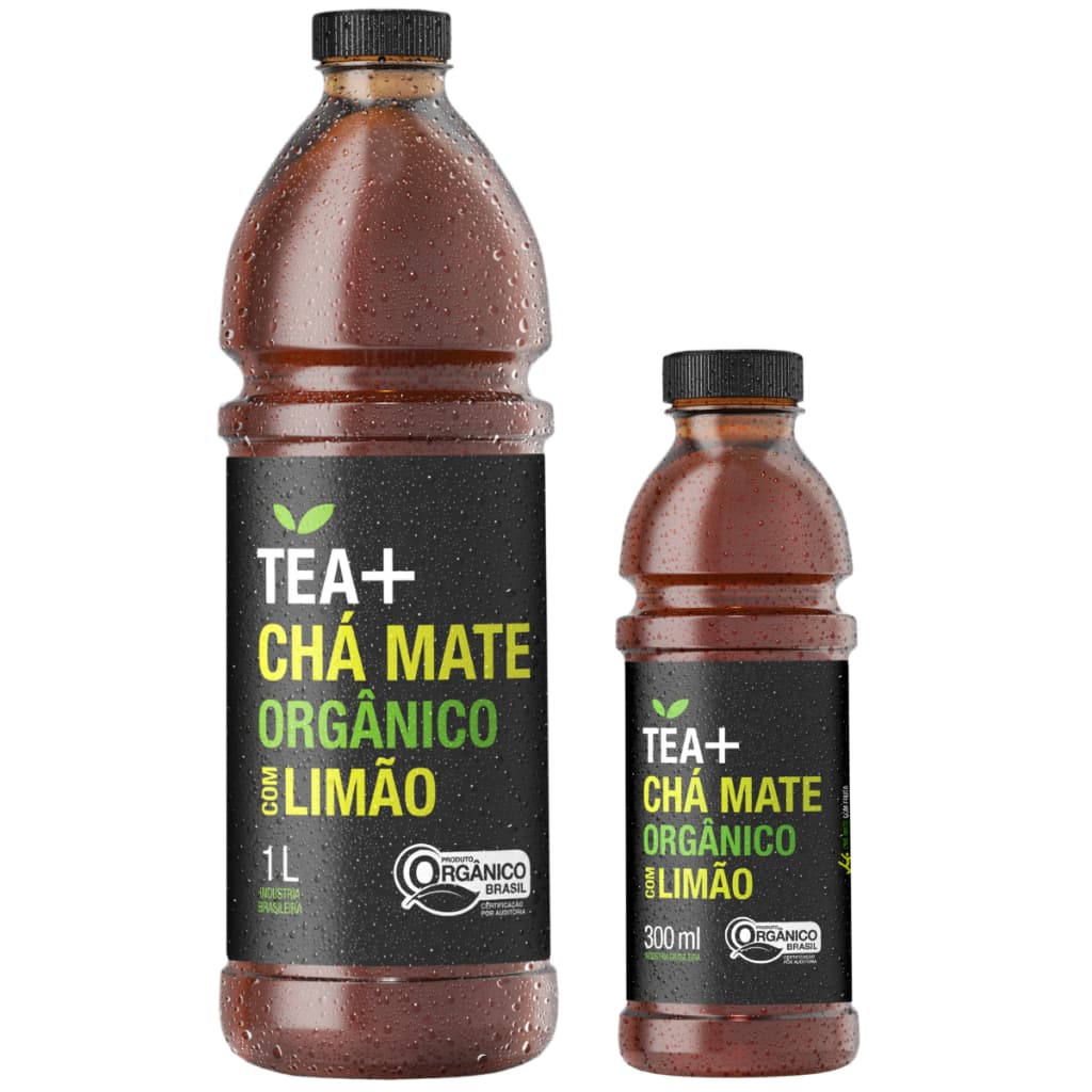 Chá Mate Tea+ Orgânico Gelado Limão 1l Refrescante