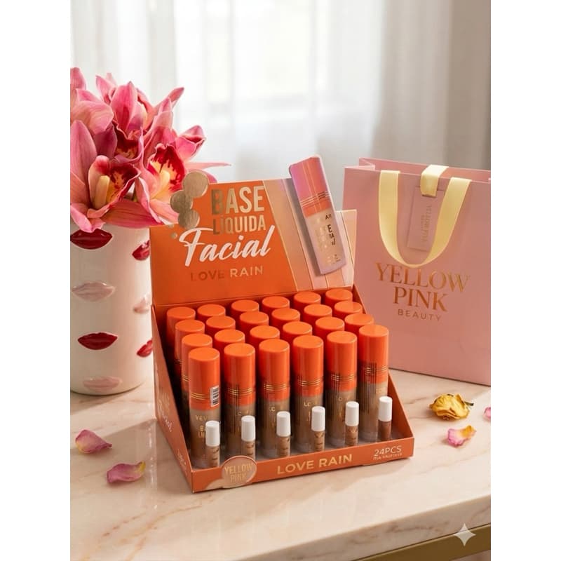 Base Líquida Facial da Love Rain, a nova queridinha da Yellow Pink Beauty! 🍊✨