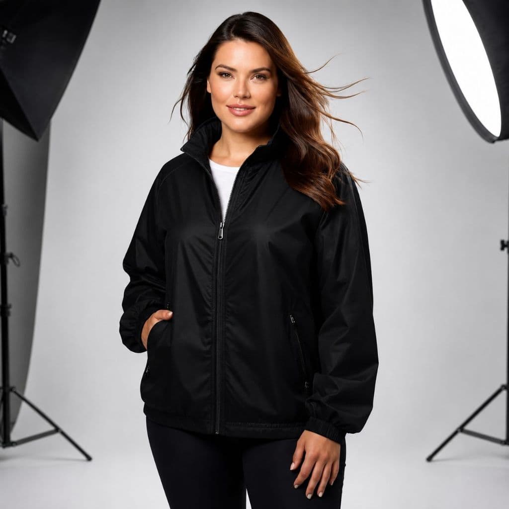 Jaqueta Corta Vento Masculina Plus Size P ao G4 Impermeável Repelente Água Capuz Forrado Zíper Treino Corrida Casual