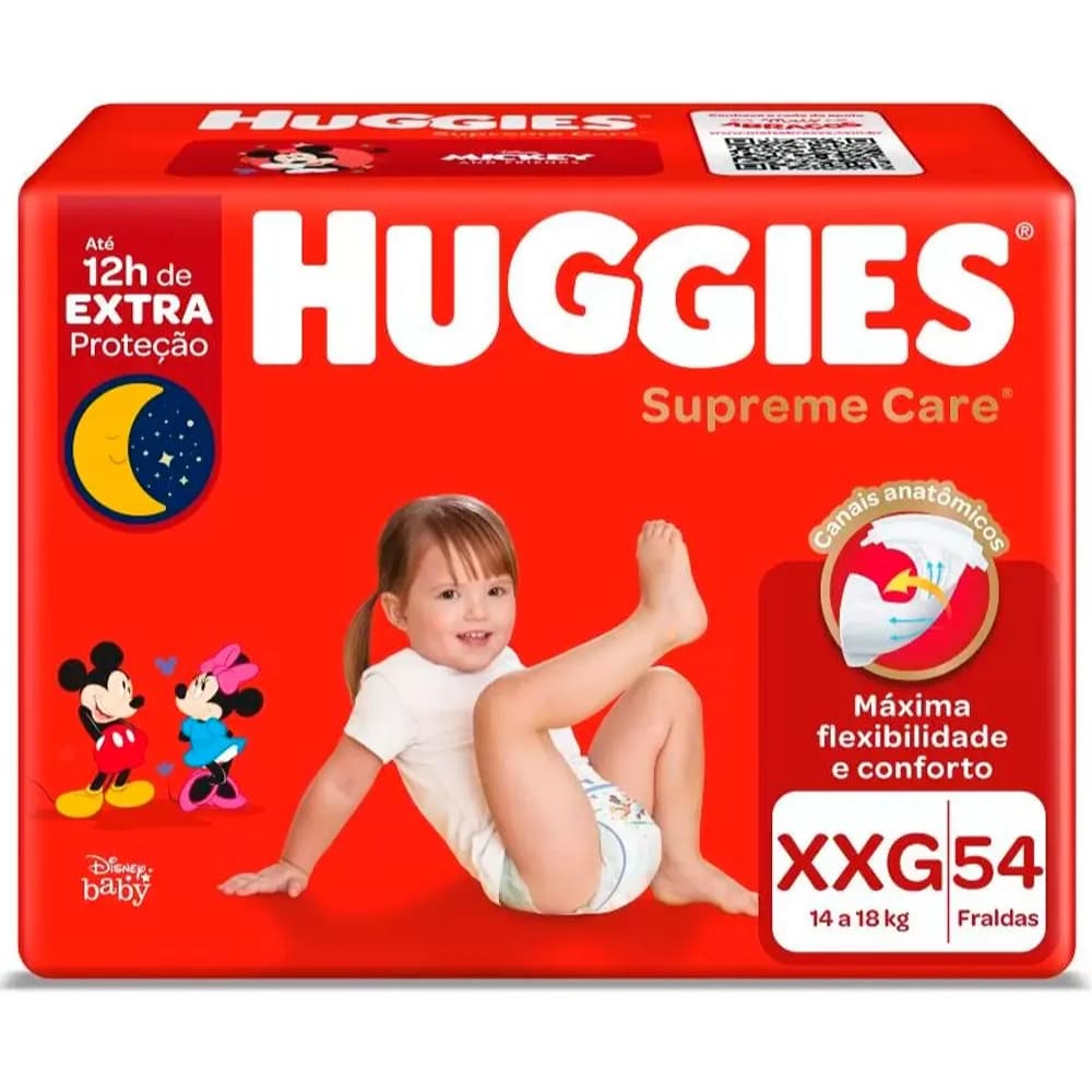 Fralda Huggies Supreme Care Xxg C/54 Unidades