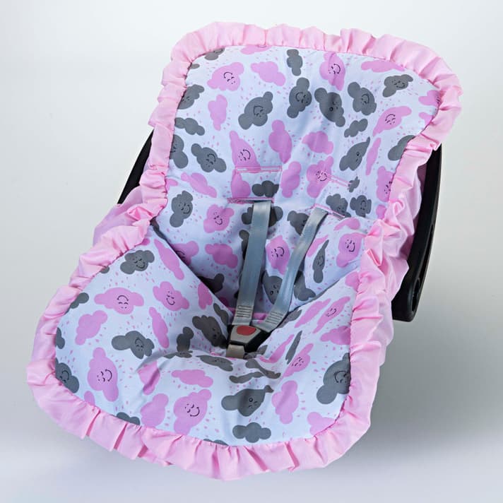 Capa para Bebê Conforto Várias Estampas Algodão  Serve em Todos os Modelos Avulsa