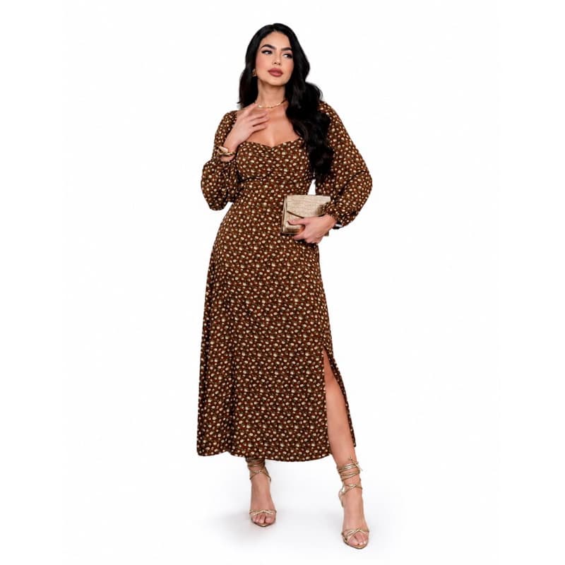 Vestido Camponesa Vestido Romântico Feminino Vestido Feminino Romântico