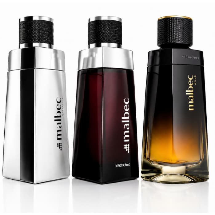 Perfumes Malbec Kit 3 Masculino Importado Aroma Marcante Essência Alta Fixação Projeção Duradoura