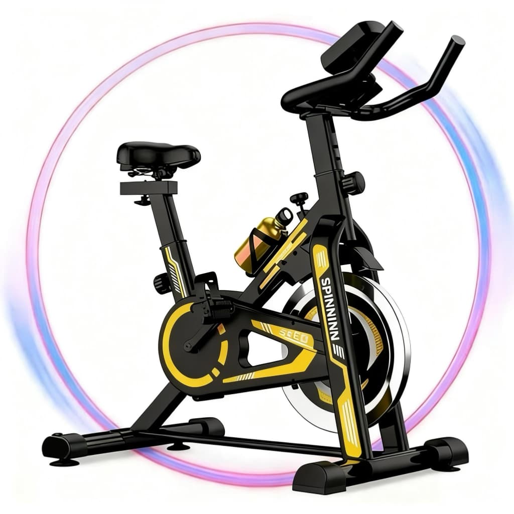 Bicicleta Spinning Ergométrica Residencial 15kg Volante de Inércia Suporta 150kg Treino em Casa