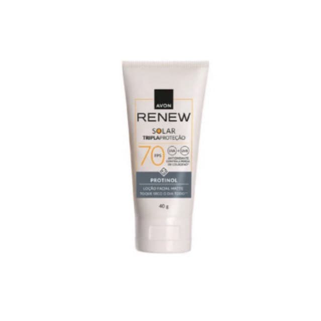 Protetor Solar  Facial Matte FPS 70 Solar Tripla Proteção 40g
