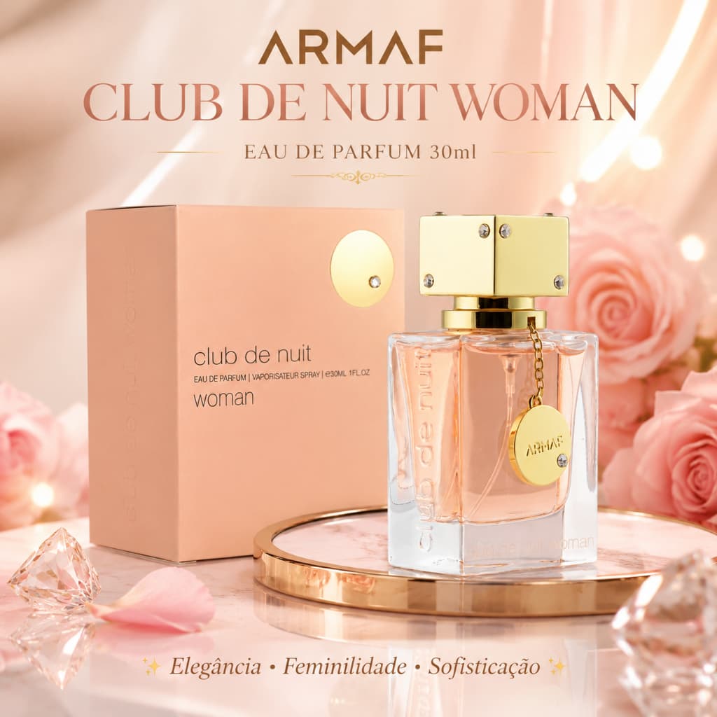 Armaf Club De Nuit Woman 30ml EDP Original | Perfume Feminino Importado Elegante e Sofisticado