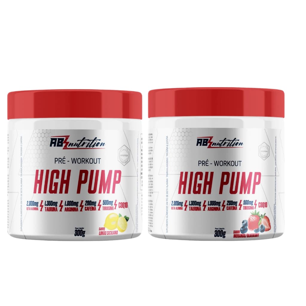 Pre Treino High Pump Absolut Nutrition 300g - Escolha o Sabor