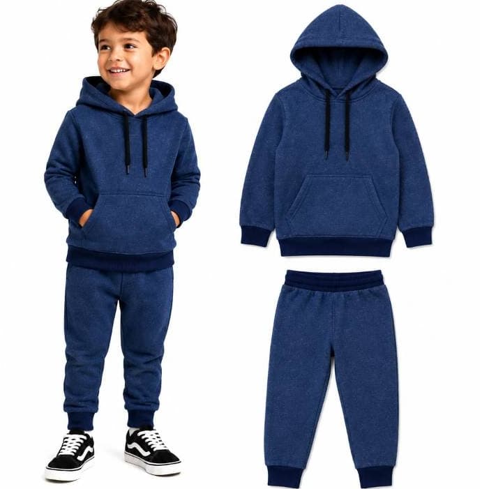 Conjunto Moletom Infantil Canguru Menino Inverno