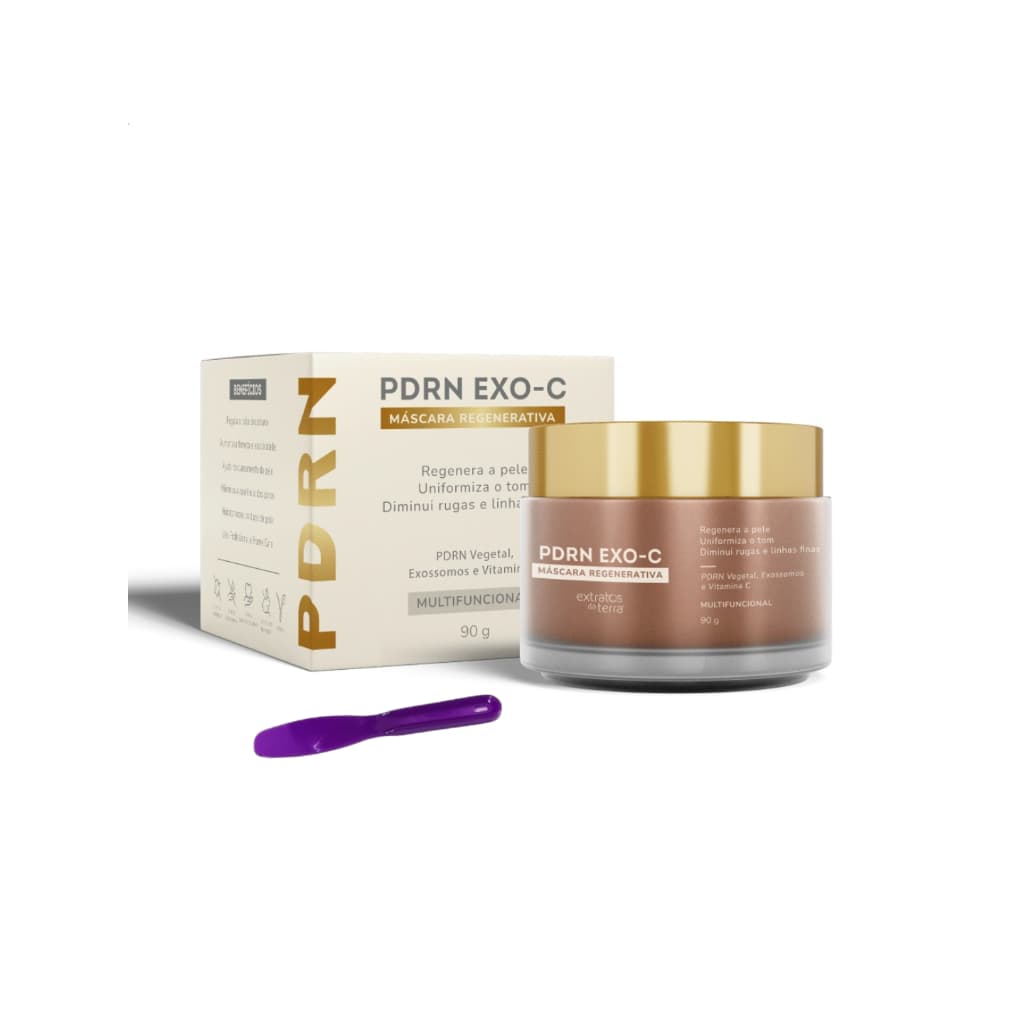 PDRN EXO-C Máscara Regenerativa e Anti-idade 90g Extratos da Terra Máscara Facial Rejuvenescedora