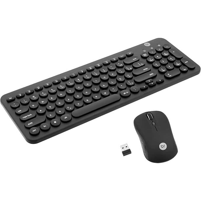 Teclado E Mouse Sem Fio Bright 585, Wireless, 1600 DpiTeclado E Mouse Sem Fio Bright 585, Wireless, 1600 Dpi Teclado E M