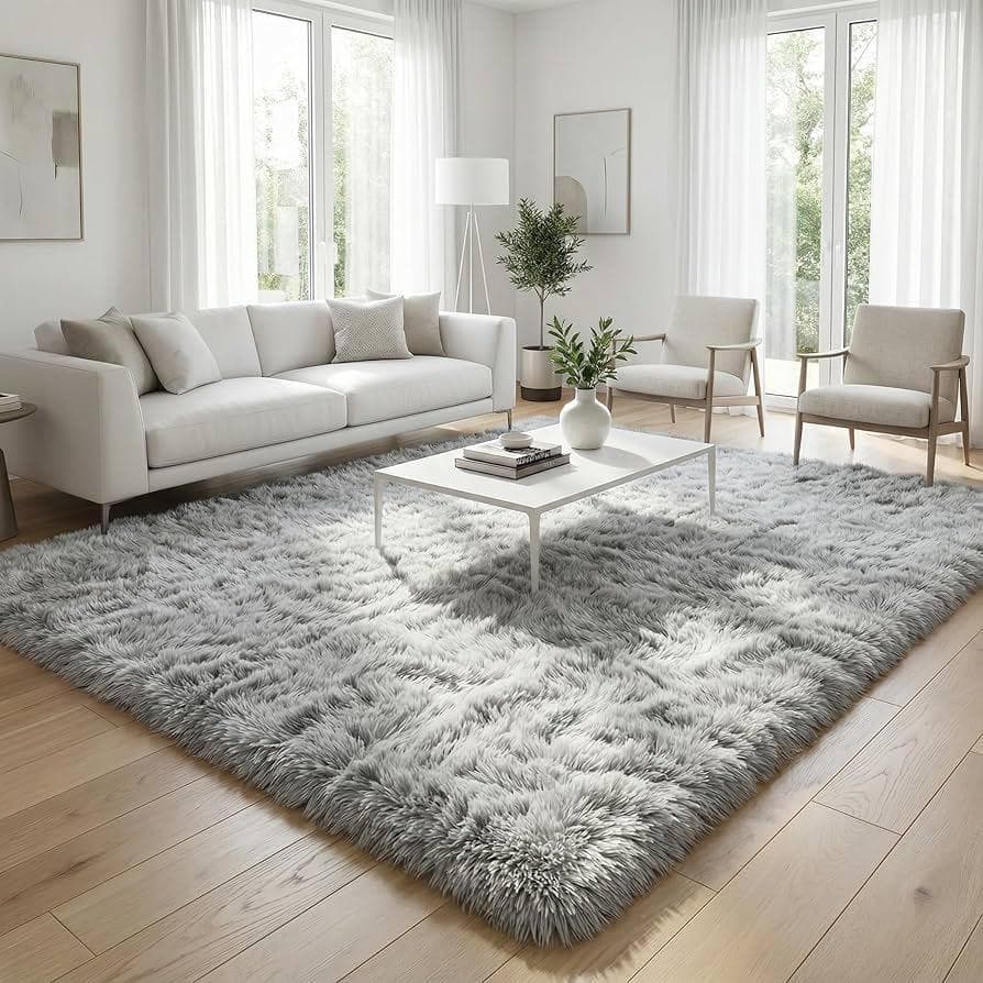 Tapete Peludo Felpudo De Sala Luxo 2,00 x 1,50 Grande Extra Macio Antiderrapante shaggy Premium