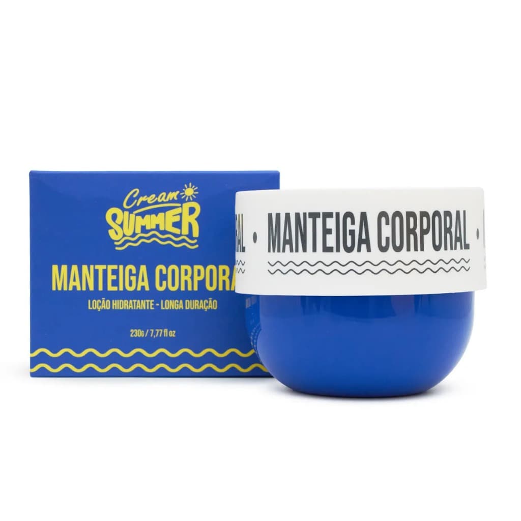 Manteiga Corporal Cream Summer JummyJu 230g Hidratante Corporal Nutritivo Pele Macia e Perfumada