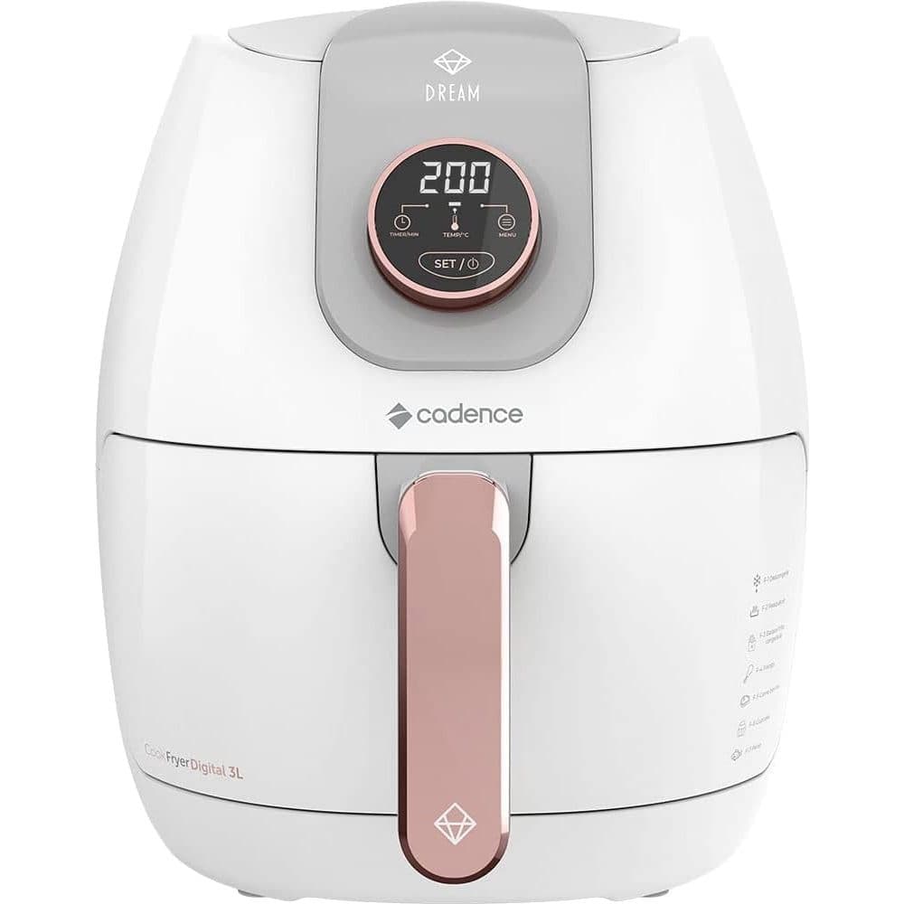 Fritadeira Sem Óleo 3L Cadence Dream Rosé Gold - 220VLJ