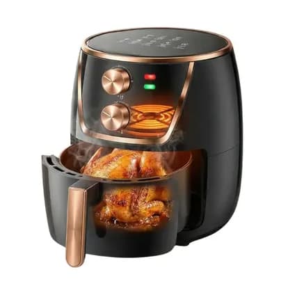 Fritadeira Elétrica Sem Óleo Grande 6.5L 220V com Painel Touch e Controle de Temperatura