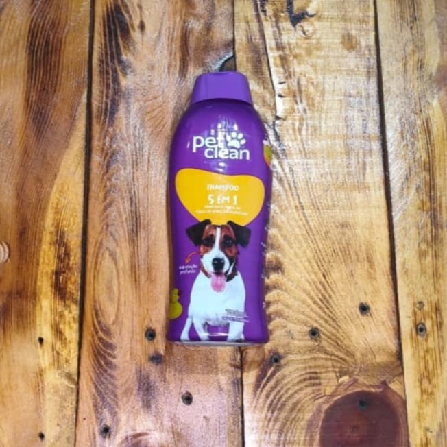 Shampoo Pet Clean 5 em 1 700ml Para Cães e Gatos Limpeza Hidratação Desembaraço