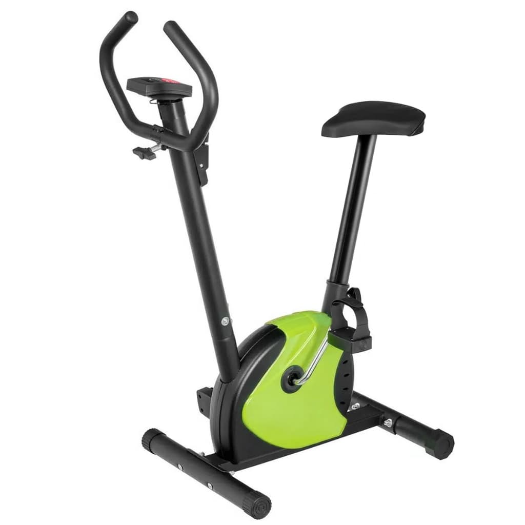 Bicicleta Ergométrica Vertical Para Casa - Academia em Casa Com Monitor Digital e Carga Regulável