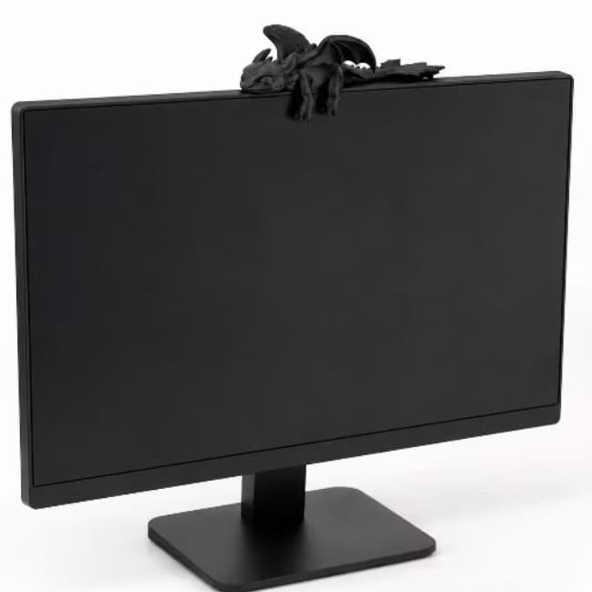 Banguela Fúria da Noite Adormecido | Enfeite de monitor | Decoração Gamer | 9 cm!
