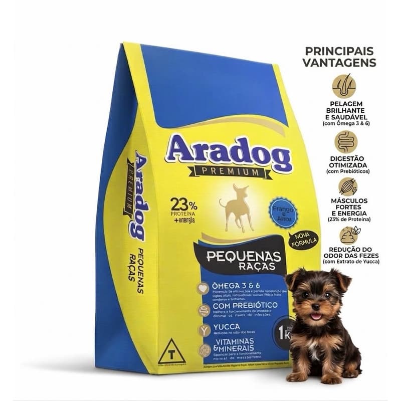 Ração para cachorro  Aradog premium 1kg