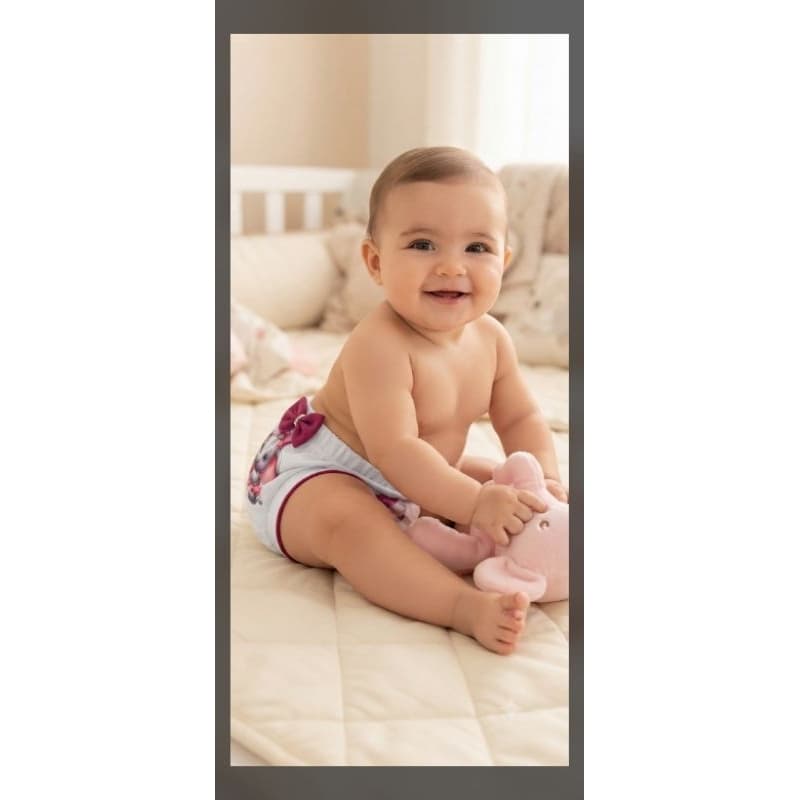 Tapa Fralda Bebê Algodão Macio Culote Calcinha Cueca Recém Nascido Roupinha Infantil Unissex
