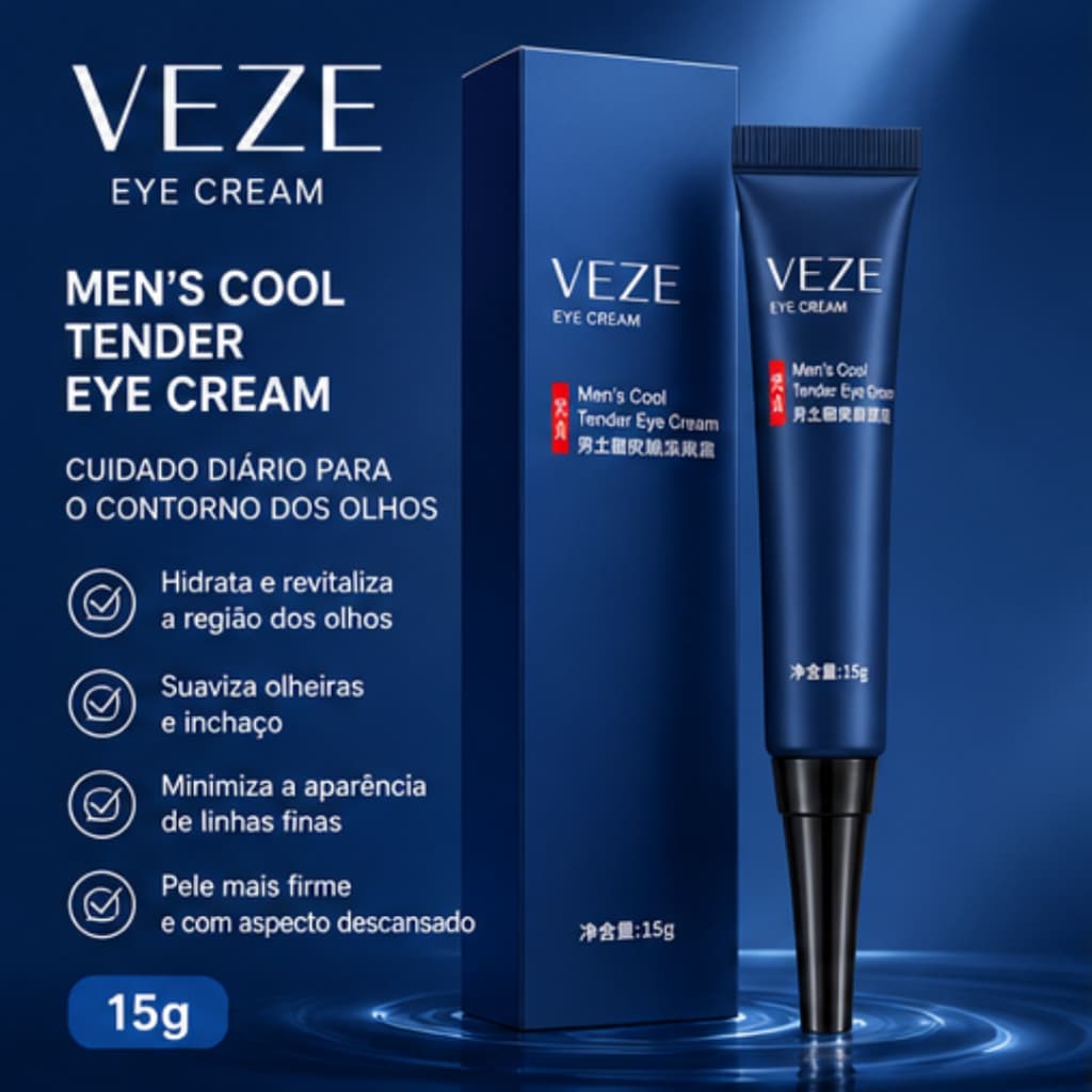 Veze Eye Cream Antirrugas Linhas De Expressão Anti Idade Produto Coreano para olheiras nos olhos rotina de cuidados
