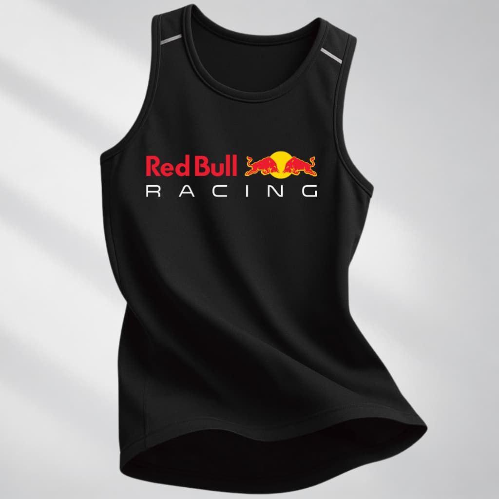 Regata Red Bull Dry Fit Masculina Esportiva Estampada Red Racing Academia Musculação Treino Corrida