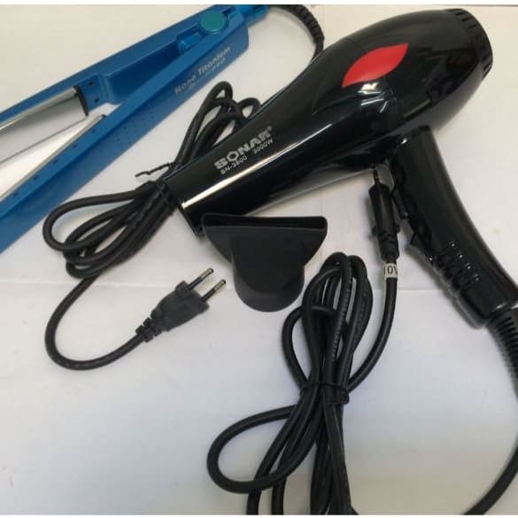 Secador Profissional Super Turbo 3000 Watts + Chapinha Cabelo