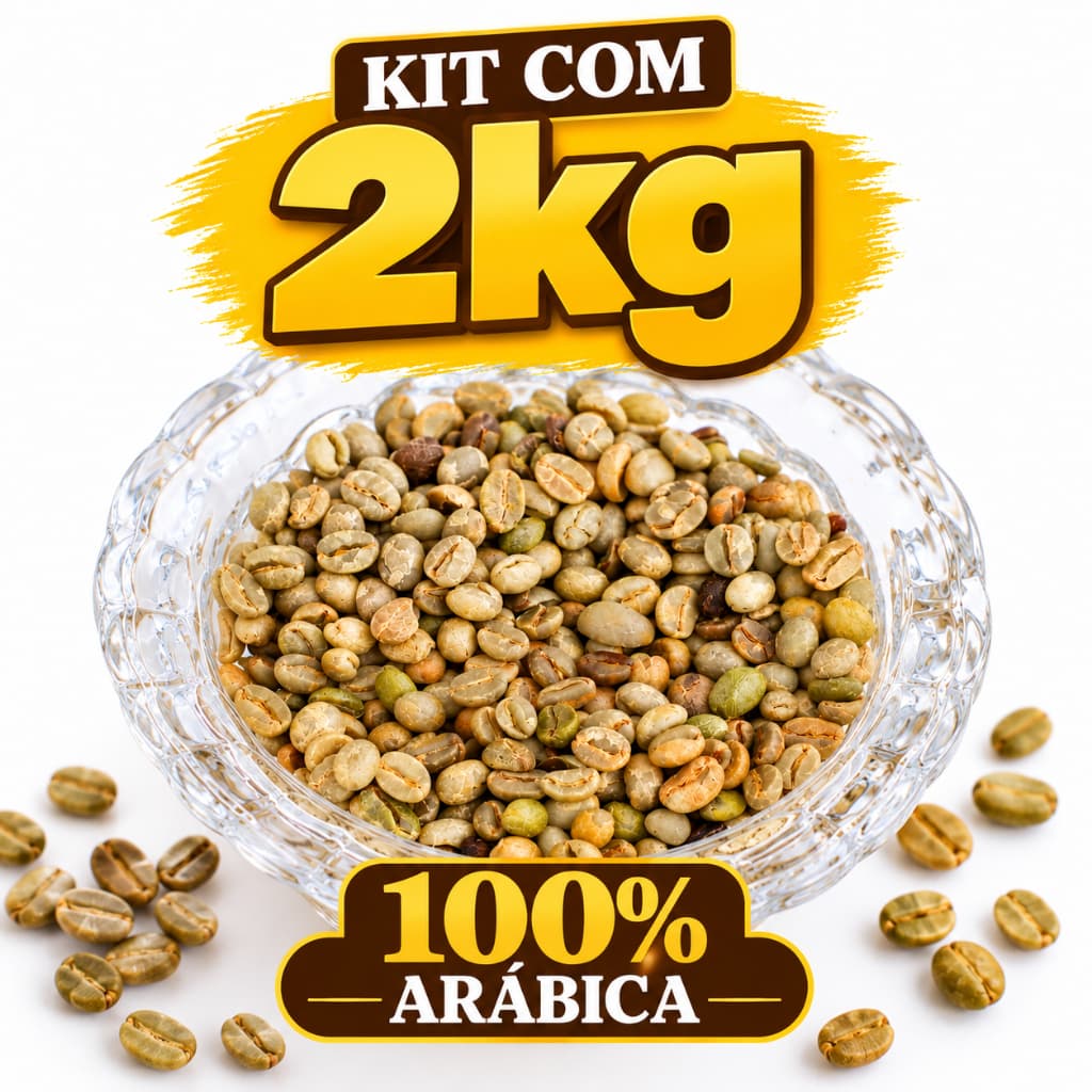 Café Em Grãos Cru 100% Arábica - 2 Kg DIMOÁ cafes