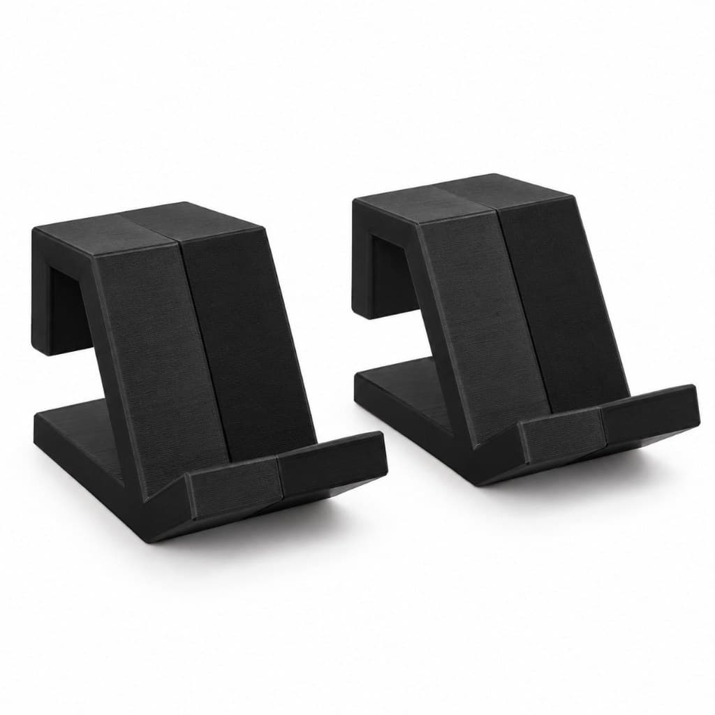Kit 2 Suportes Adesivos para Controle de Videogame Parede Rack Sem Furar