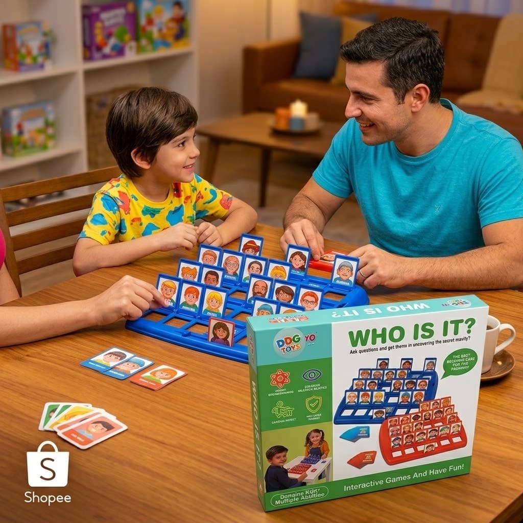 Jogo Divertido Toda Familia Quem Sou Eu Perguntas Respostas