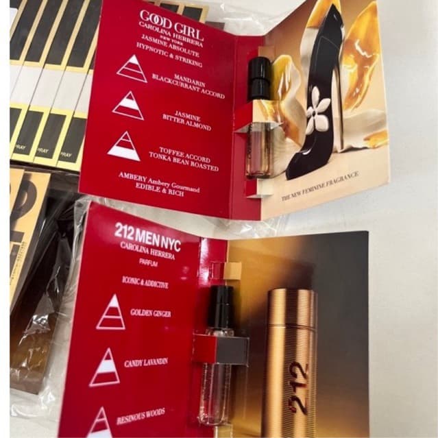 Brinde especial 10/10 - Amostra grátis de perfume importado 1,5 ml feminino ou masculino para compras acima de R$99