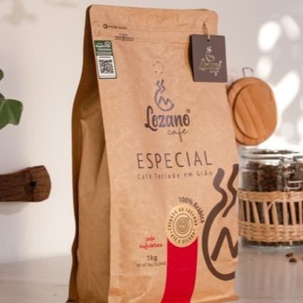 Café Lozano Especial Em Grãos 100% Arábica 500g - Selo de Produção em Terras Vulcânicas