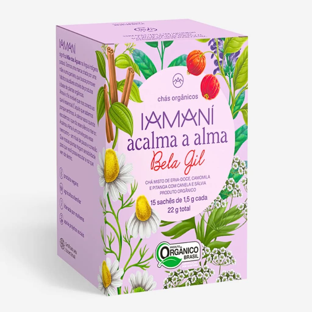 Chá Orgânico Acalma a Alma - 15 saches Iamani