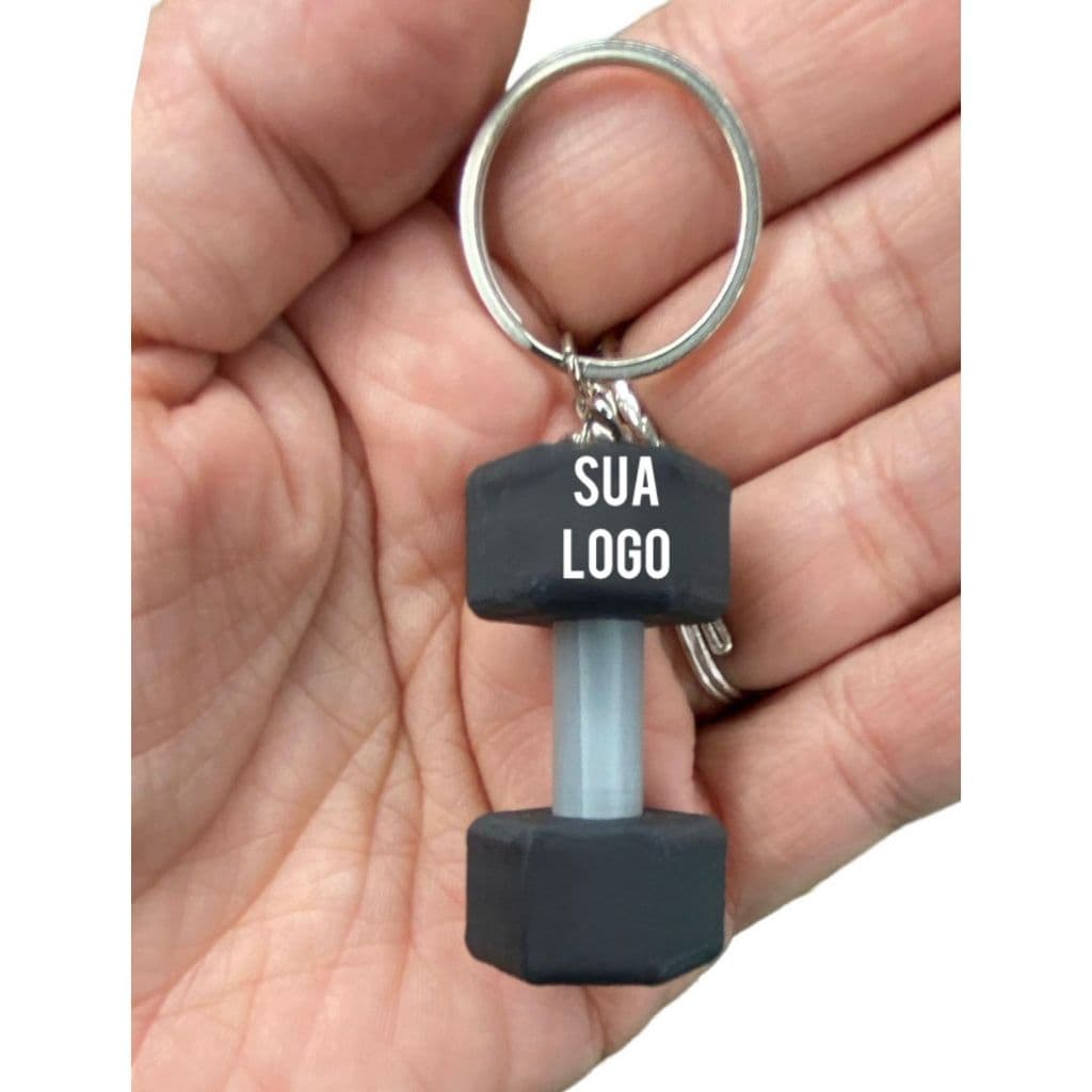 30 Chaveiros Academia Halter Personalizado