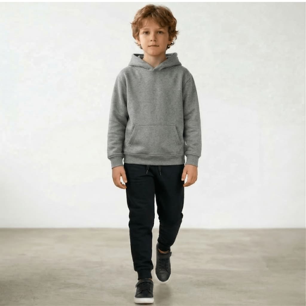 Conjunto Moletom + calça de moletom Conjunto Infantil Moletom gola careca blusa de frio para crianças moletom unissex