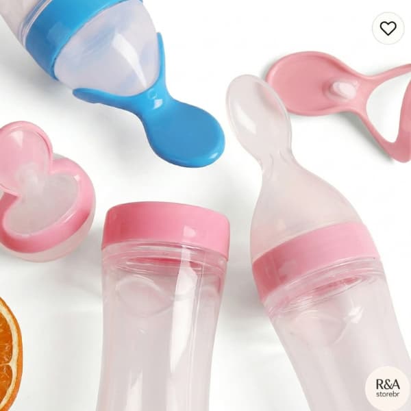 Introdução Alimentar Colher Mamadeira Dosadora para bebês
