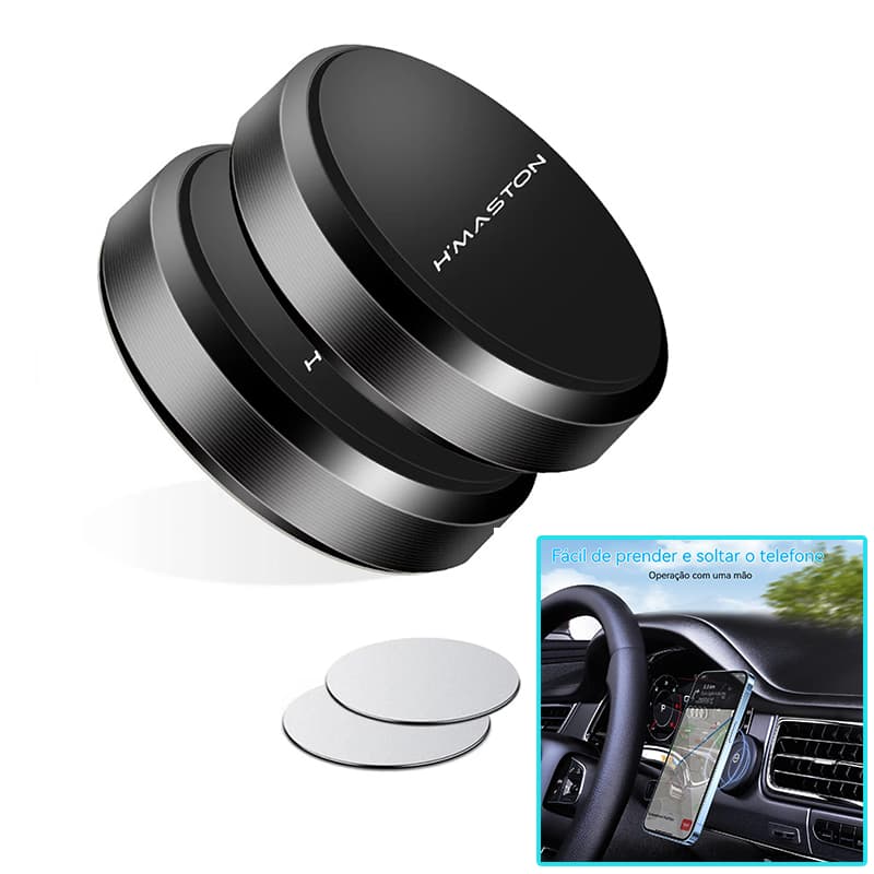 Suporte Celular Magnético Imã Automotivo Veicular Carro 360°