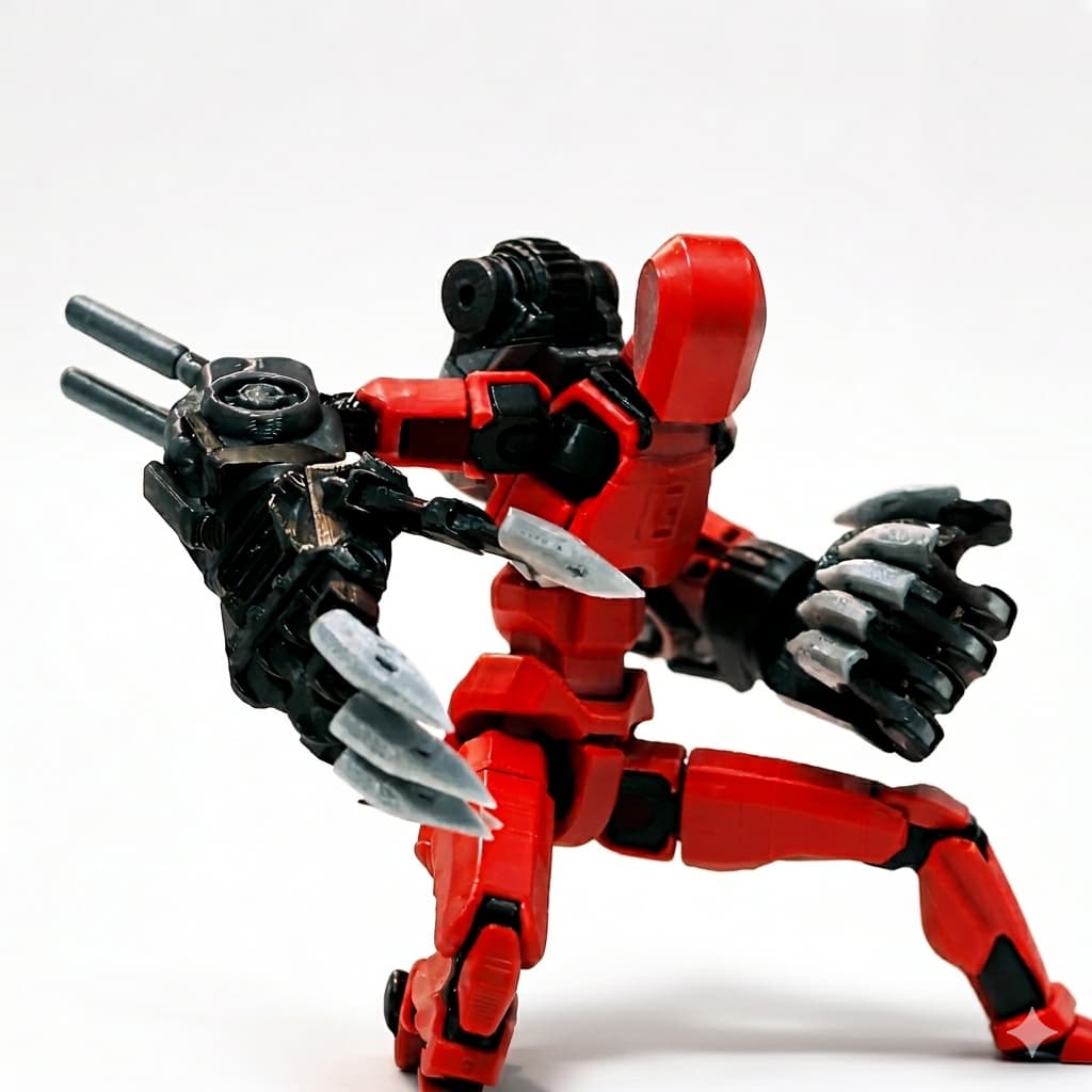 Boneco/Brinquedo Articulado Dummy Serie Mutante Armor