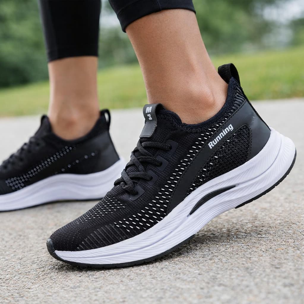 Tênis Esportivo Feminino Academia Tênis Corrida Casual Verão