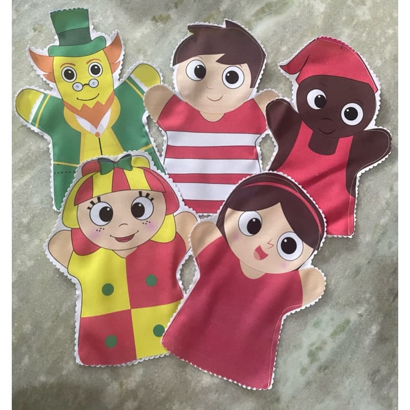 fantoches sítio do pica pau amarelo brinquedo educativo infantil folclore pedagogico livro educativo Emília visconde
