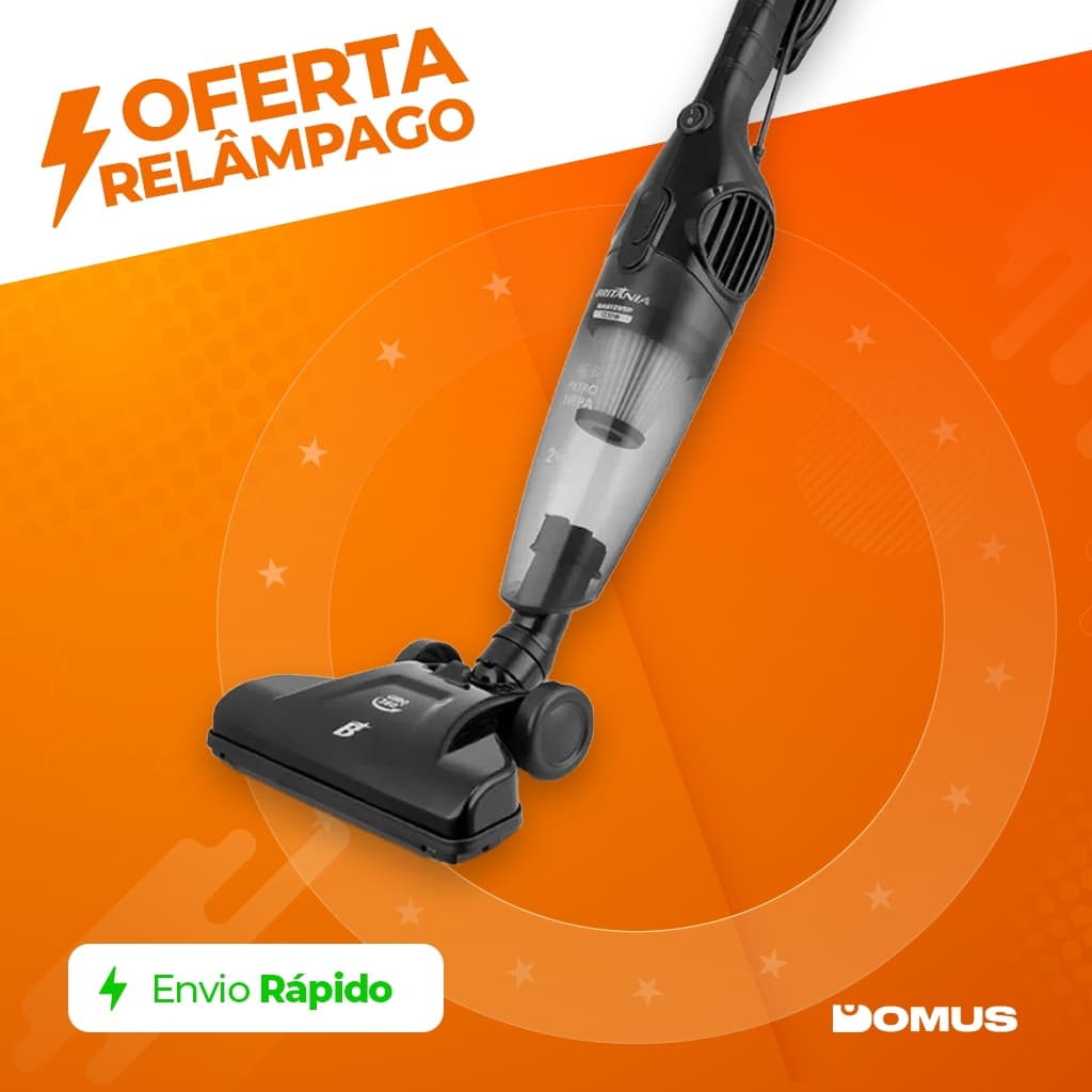 Aspirador de Pó Vertical 2 em 1 1350W Britânia