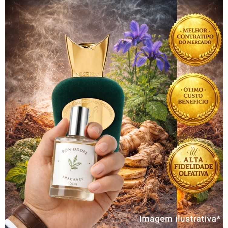 Perfume Masculino - VIBRATO - Sospiro - Aroma Importado - Bon´Odore - Alta Performance e Fidelidade Olfativa