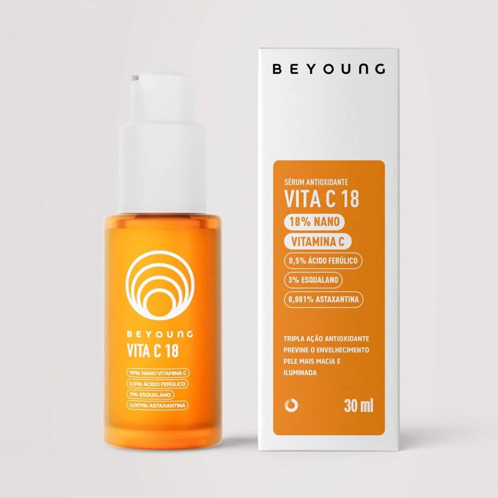 Sérum facial Beyoung antioxidante 18% nano vitamina C + 3% esqualano