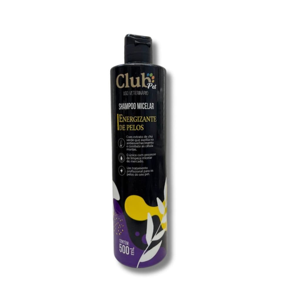 SHAMPOO ENERGIZANTE DE PELOS 500ML BRILHO PARA OS PELOS DO SEU PET