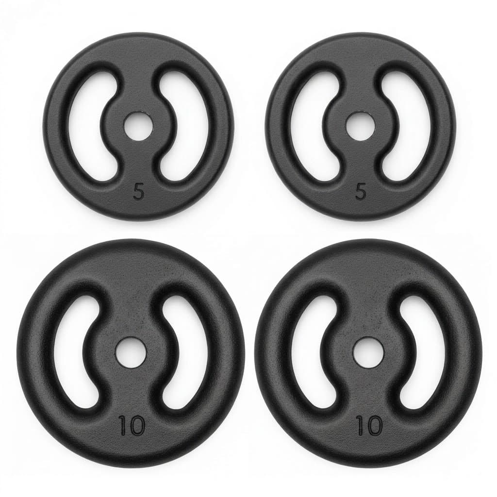 KIT 30KG ANILHAS PESO ACADEMIA FITNESS TREINO EM CASA GYM FERDUOR MUSCULAÇÃO FUNCIONAL CROSSFIT PRO RESISTENTE