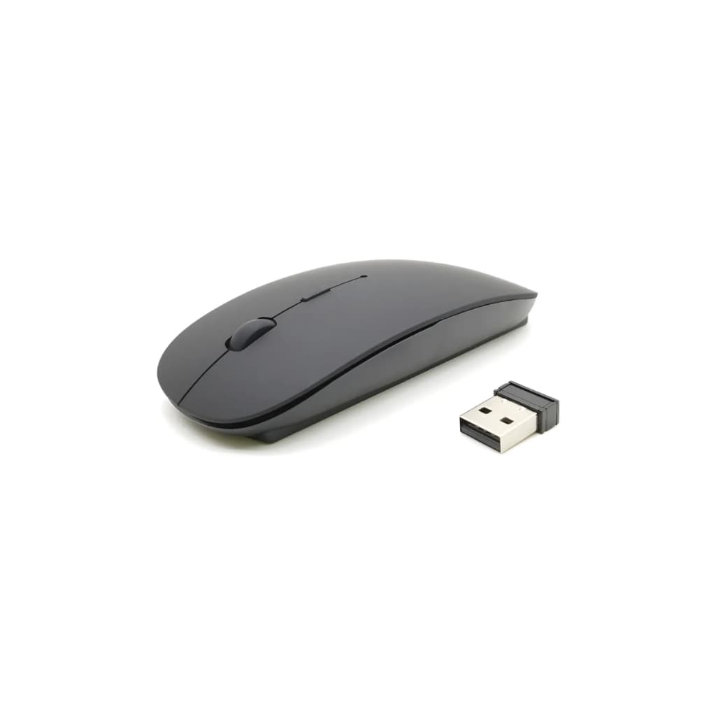Mouse Sem Fio Para Notebook Recarregável Bluetooth Wireless Led Rgb Ergonômico