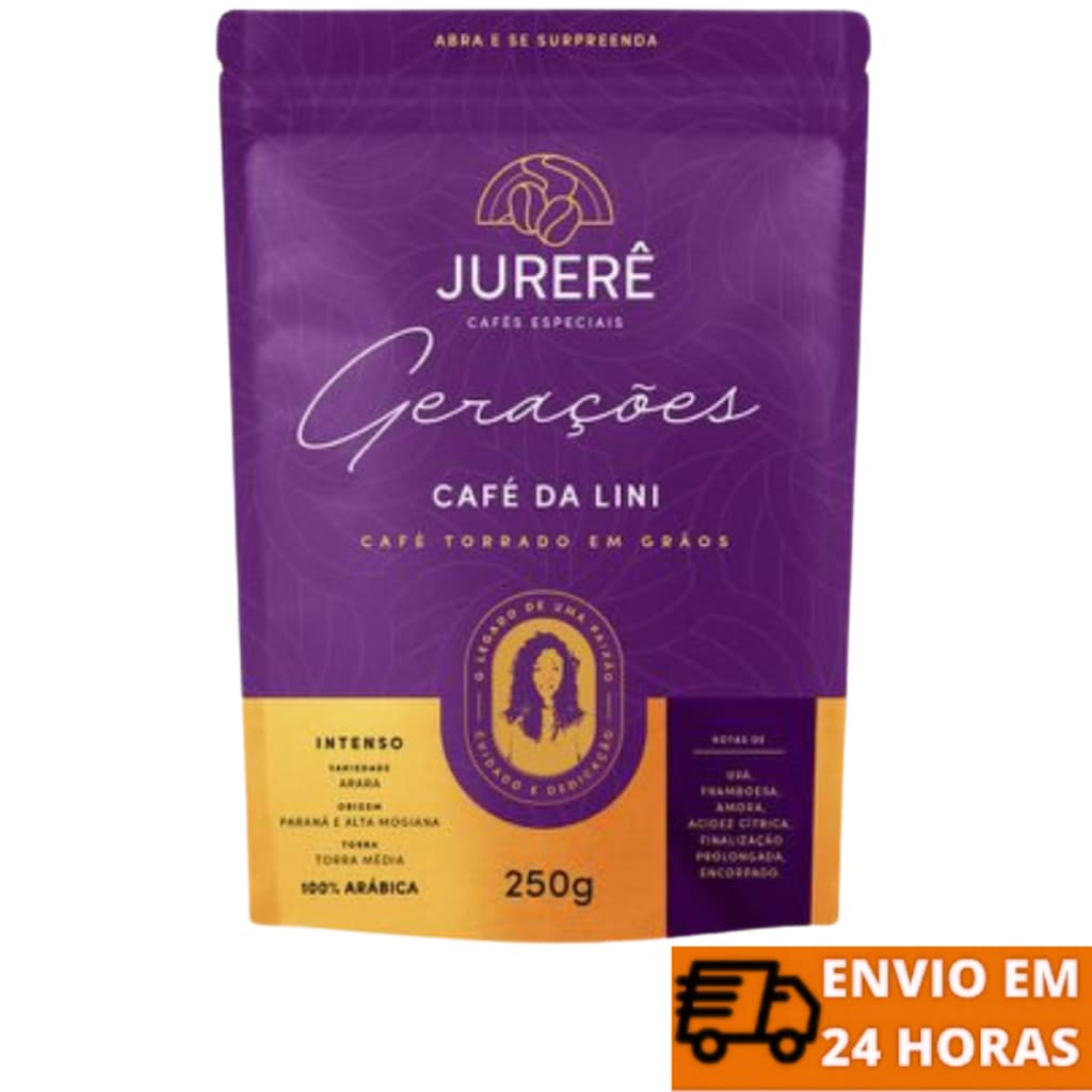 Jurerê Café Café Torrado Com Aromas De Uva, Framboesa e Amora 250gr