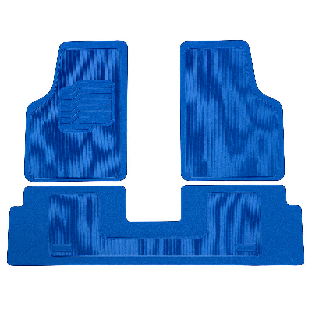 Tapete Automotivo Universal Borracha Marcas Todos Modelos Para Carro cores vermelha azul  rosa cinza