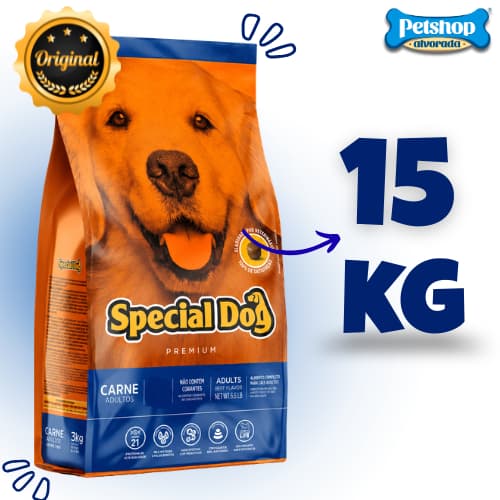 Ração para Cachorro Adulto Special Dog Premium Carne 15kg