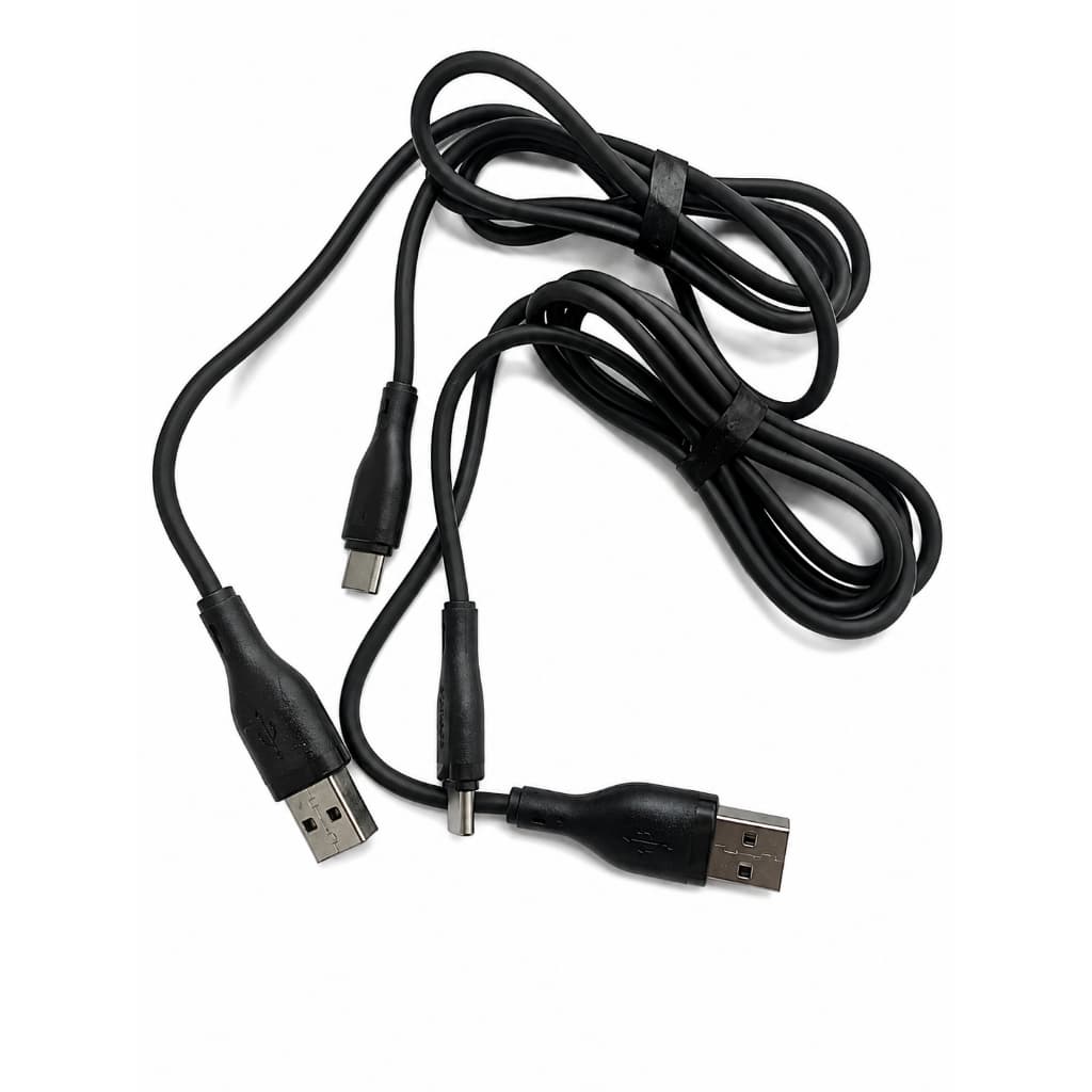 Kit 2 Cabos Tipo C USB-C para Carregamento e Dados, Reforçado, Alta Durabilidade, Compatível com Celular Android, Tablet