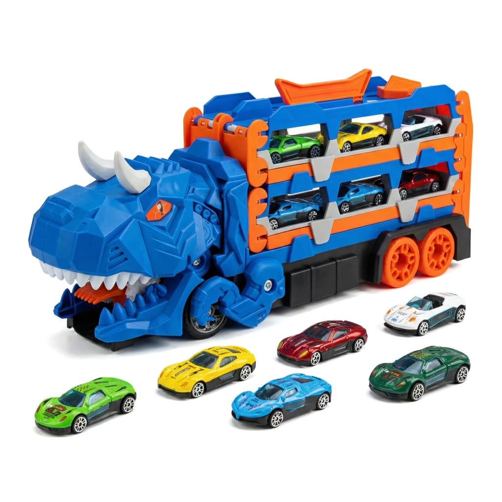 Caminhão Dinossauro que Engole Carros – Brinquedo Educativo, Interativo e Presente Infantil Perfeito